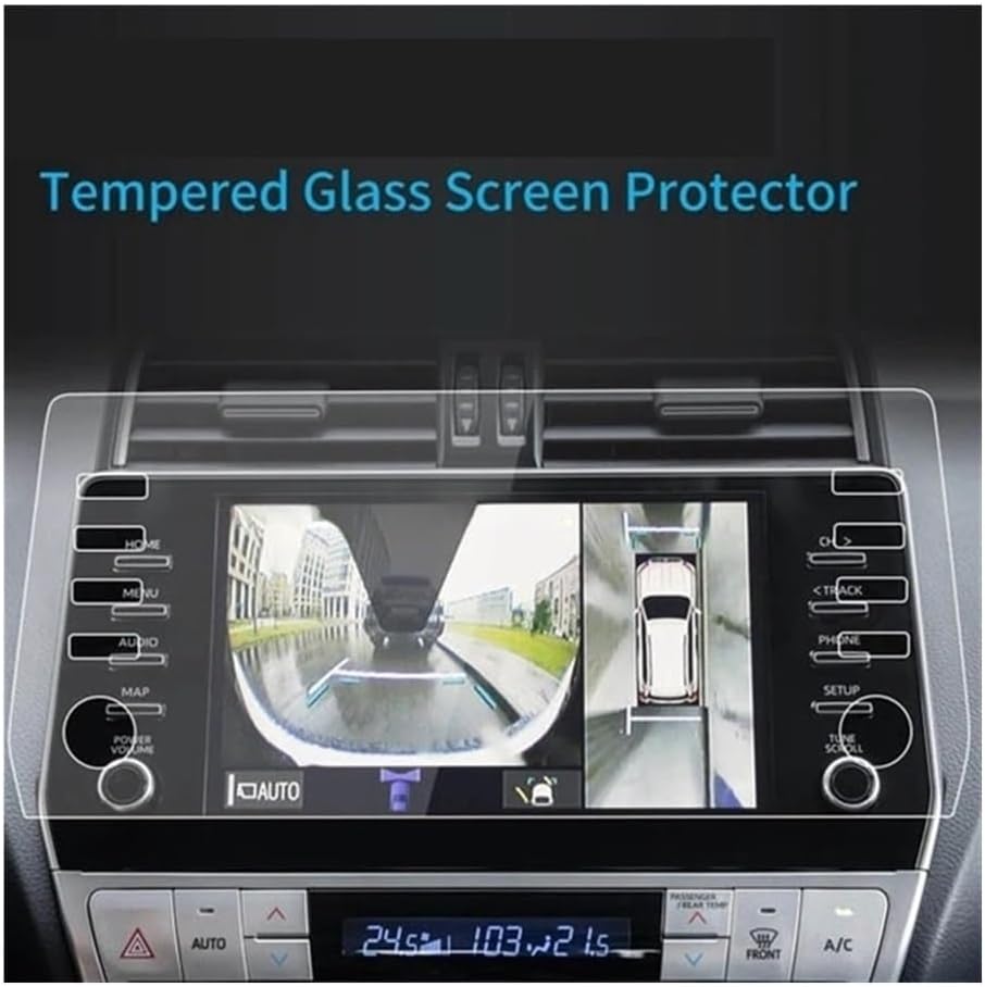 Car GPS Protective Film For LAND For CURISER For PRADO 2022 Car Console Dashboard Tempered Glass Protective Film Navigator Screen Protector Auto Navigation Screen Protector