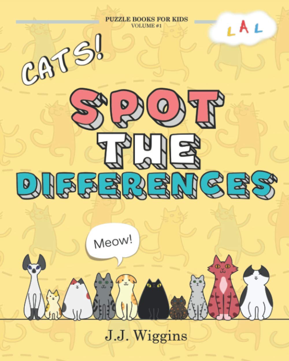 Amazon | Spot the Differences: Cats (Puzzle Books for Kids