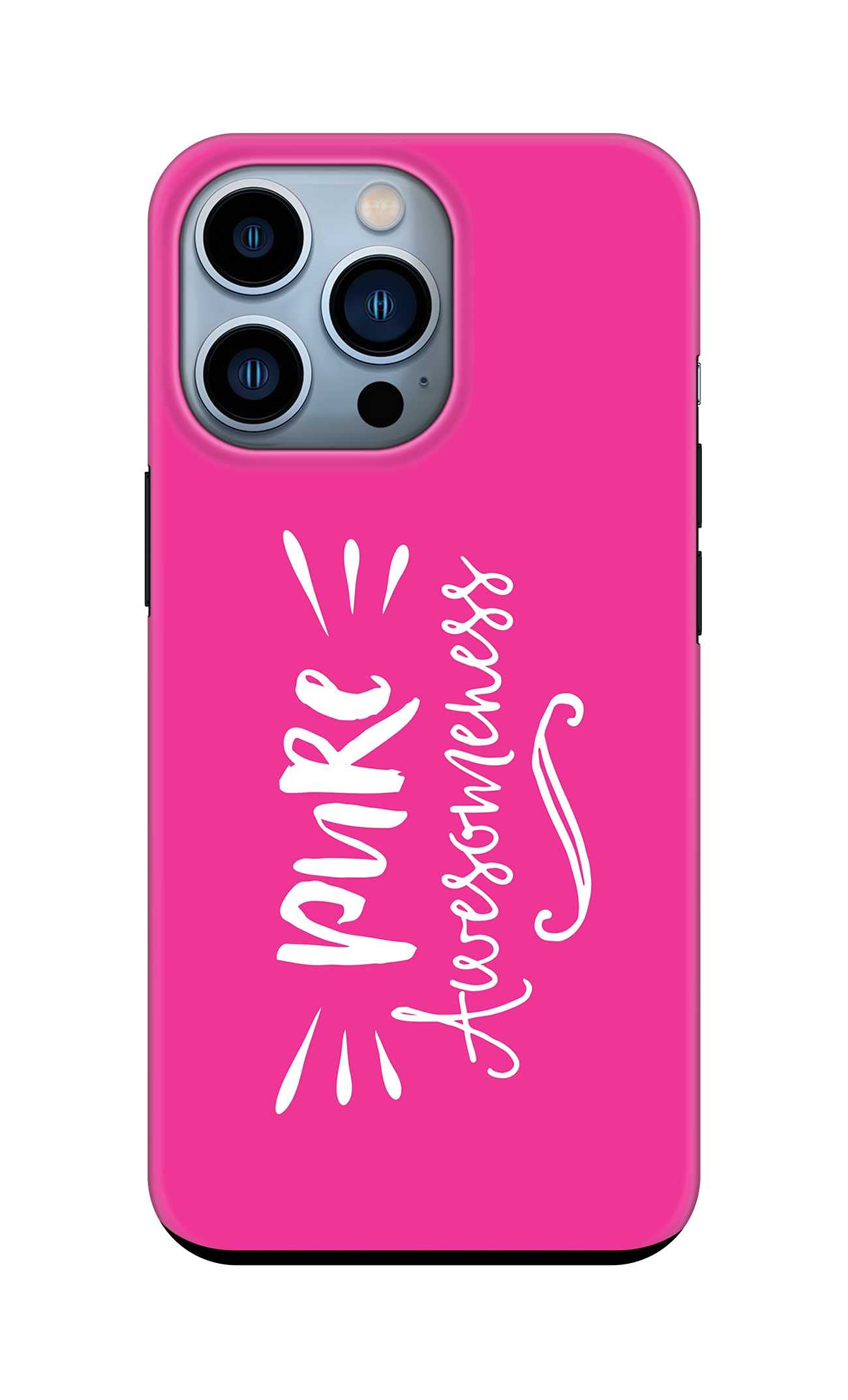 Stylizedd Tough Pro Series Case Compatible with Apple iPhone 13 Pro, Dual Layer hybrid PC + TPU Customized Mobile Cover Shield with TPU Protection in Matte Finish Print - Pure Awesomeness