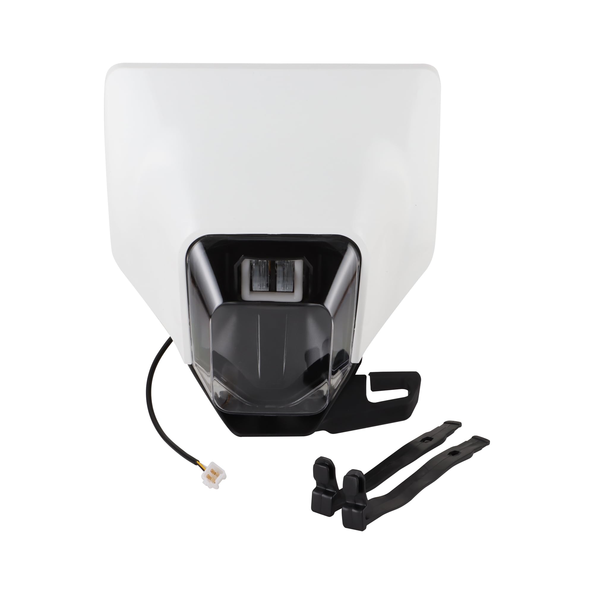 GOOFIT 12V 15W Phare de moto Remplacement pour VTT Scooter Pocket Vélo tout-terrain