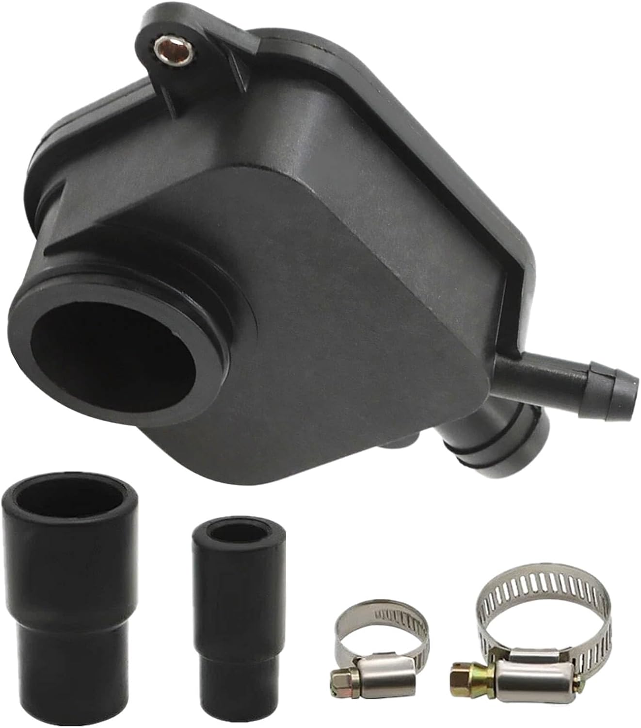Valve Cover Breather Crankcase With connector 4935079 4935078 3964093,Crankcase Valve Breather Compatible with 2003 2004 2005 Dodge 5.9L Cummins RAM 2500 3500 ISL 8.9L QSC ISC 8.3L