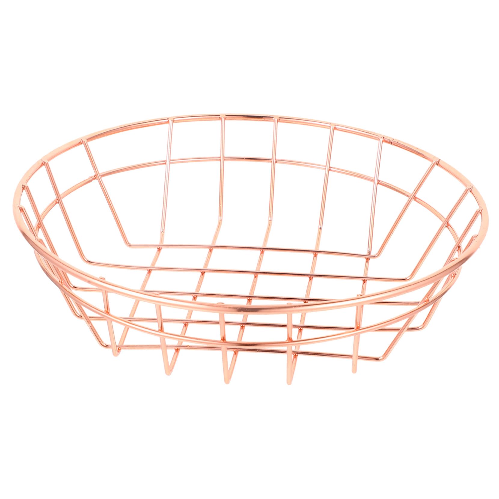 JECOMPRIS Fast Food Storage Basket Iron Wire Container for French Fries Fried Chicken Snacks Elegant Serving Basket for Home Decor Picnics Parties