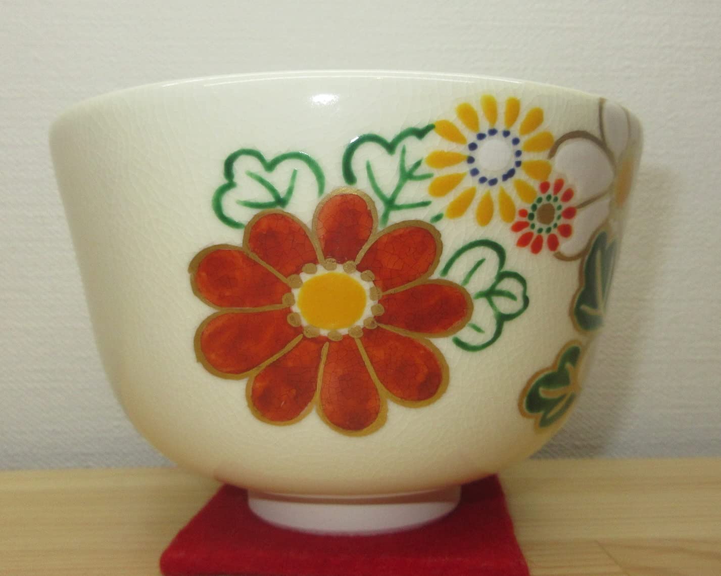 菊の図　茶道具　抹茶茶碗 京焼 菊の図 茶道具 抹茶茶碗 京焼 - メルカリ