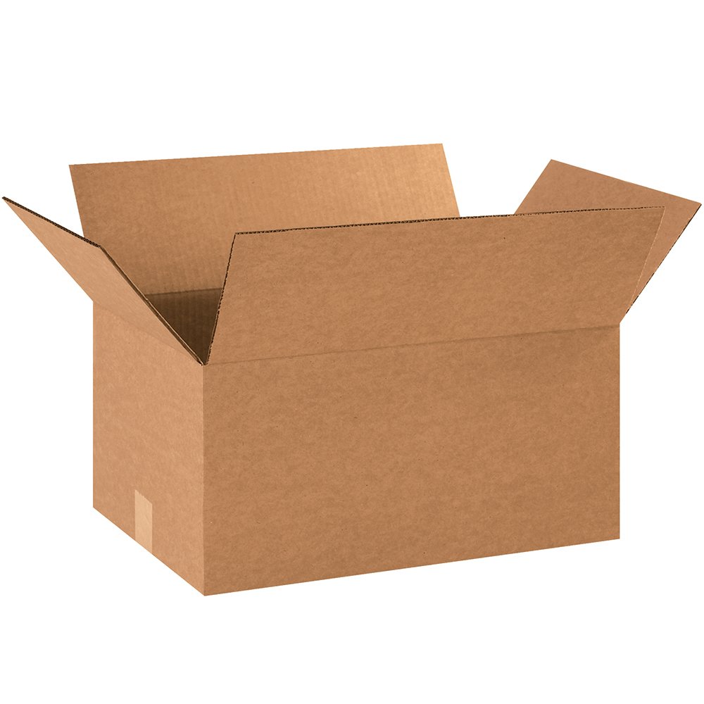aviditi 18129r Wellpappe Box, 45,7 cm Länge x 30,5 cm Breite x 22,9 cm Höhe, Kraft (Bundle Of 25)