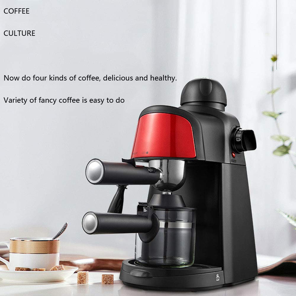 Máquina de café con vaporizador de Leche Máquina de café Espresso Italiano Espresso Tradicional Cafetera Máquina de Bebidas Calientes Espresso, Latte, Cappuccino Needed