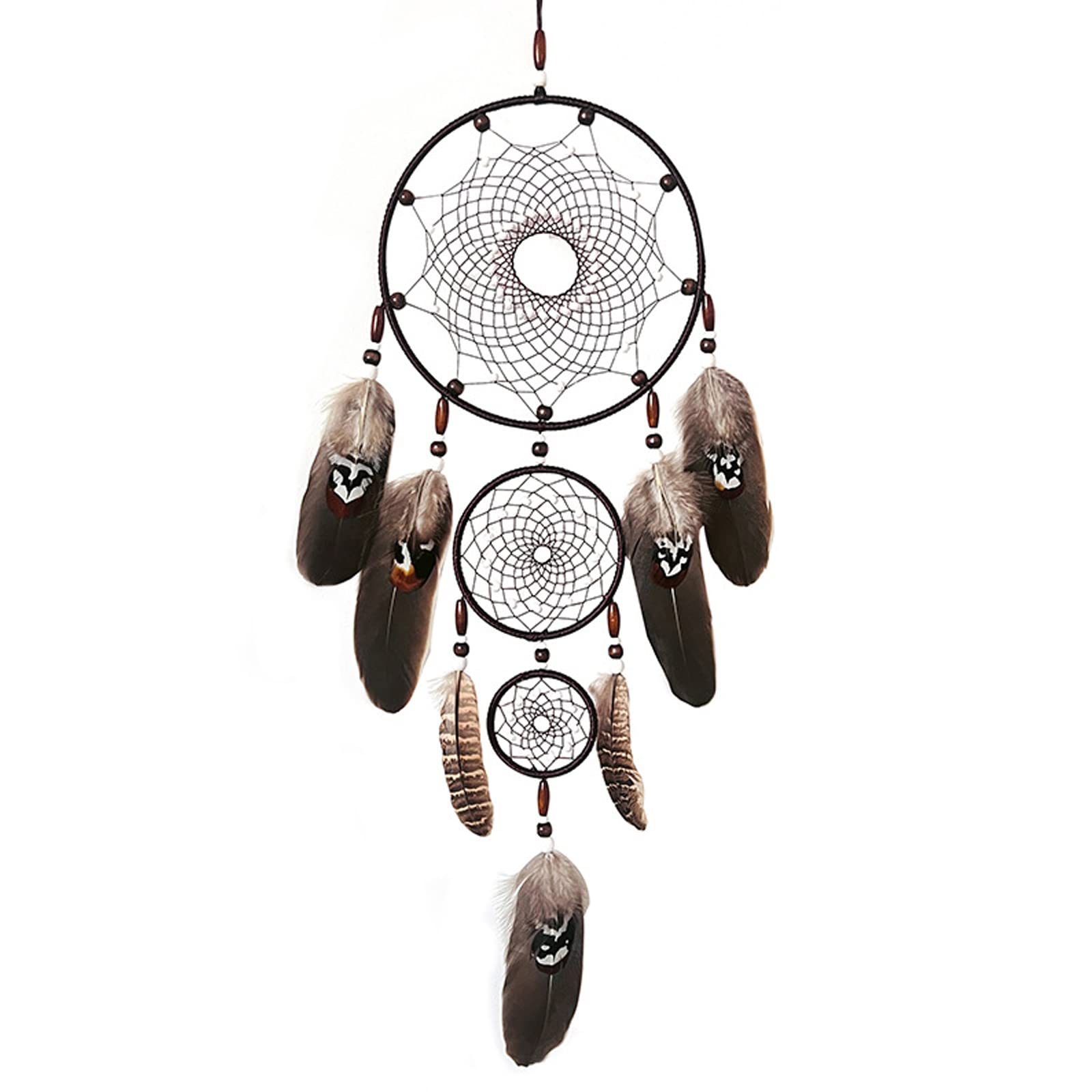 Atrapasueños para niñas, decoración de habitación bohemia, colgante de pared moderno para dormitorio, sala de estar y oficina, regalo único para amigos, diseño morado