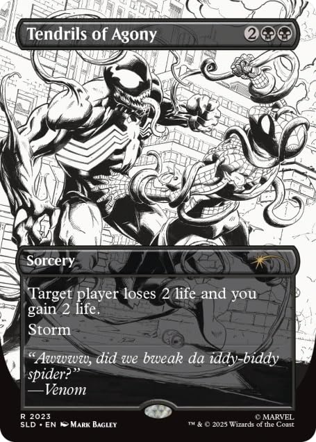 Magic the Gathering Secret Lair x Marvel's Spider-Man: Venom