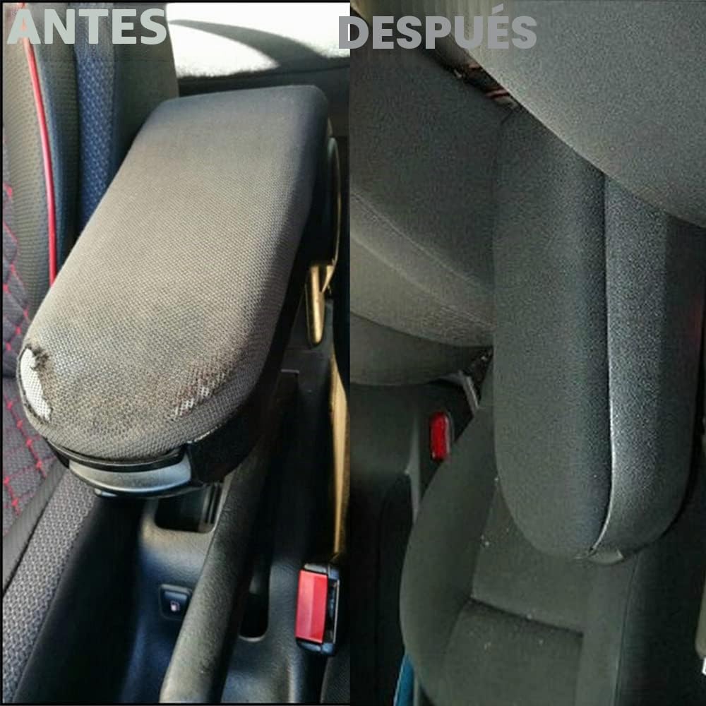 Para Skoda Octavia Fabia Roomster Rapid Apoyabrazos Pestillo Cubierta de la consola central Apoyabrazos Caja de almacenamiento Tapa Cubierta del Coche Almohadilla Tela Suave