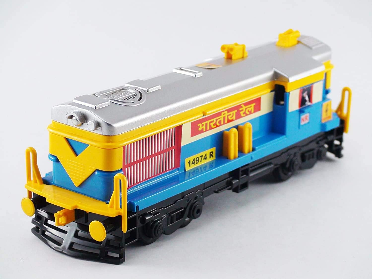 Centy Toys & Model of Indian Railway's Diesel Locomotive Engine-Kidsshub (200*57*70 mm in L/B/H Approx) in Blue...