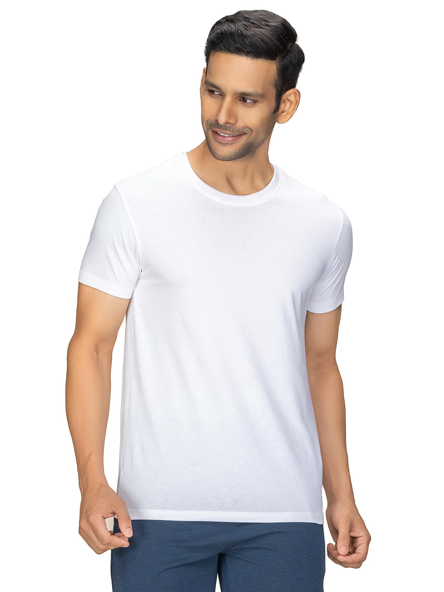 - Divra Clothing Regular Fit Comfortable Pure Cotton Round Neck T-Shirt Tee for Men & Boys
