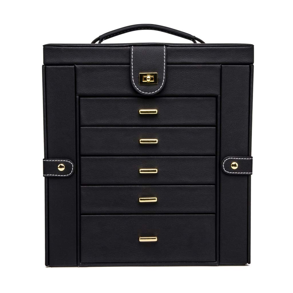 Boîte à bijoux en cuir noir : le cadeau parfait pour célébrer un moment unique