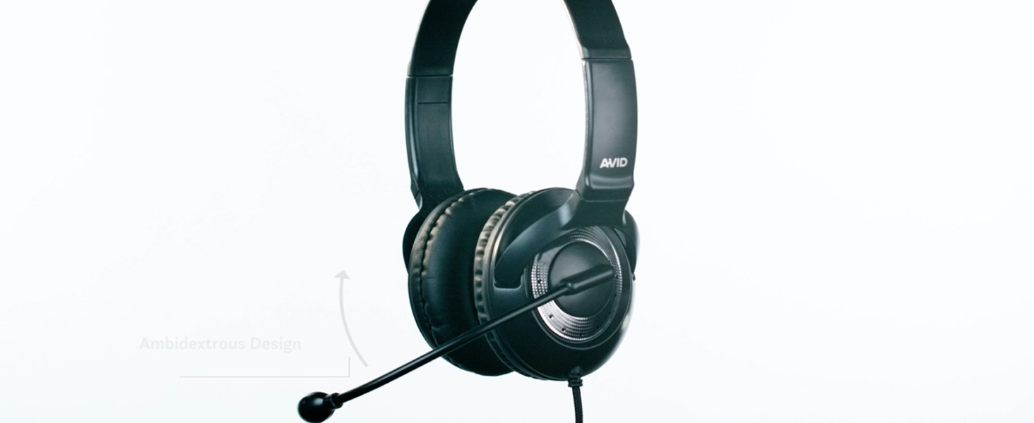 Amazon.com: Avid AE‑55 Wired Headset with Noise‑Canceling