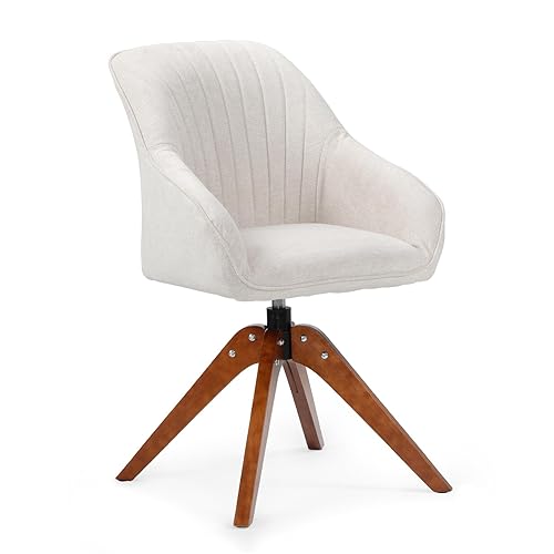 Athena Collection Modern Accent Chair, Comfy Swivel Reading Chair for