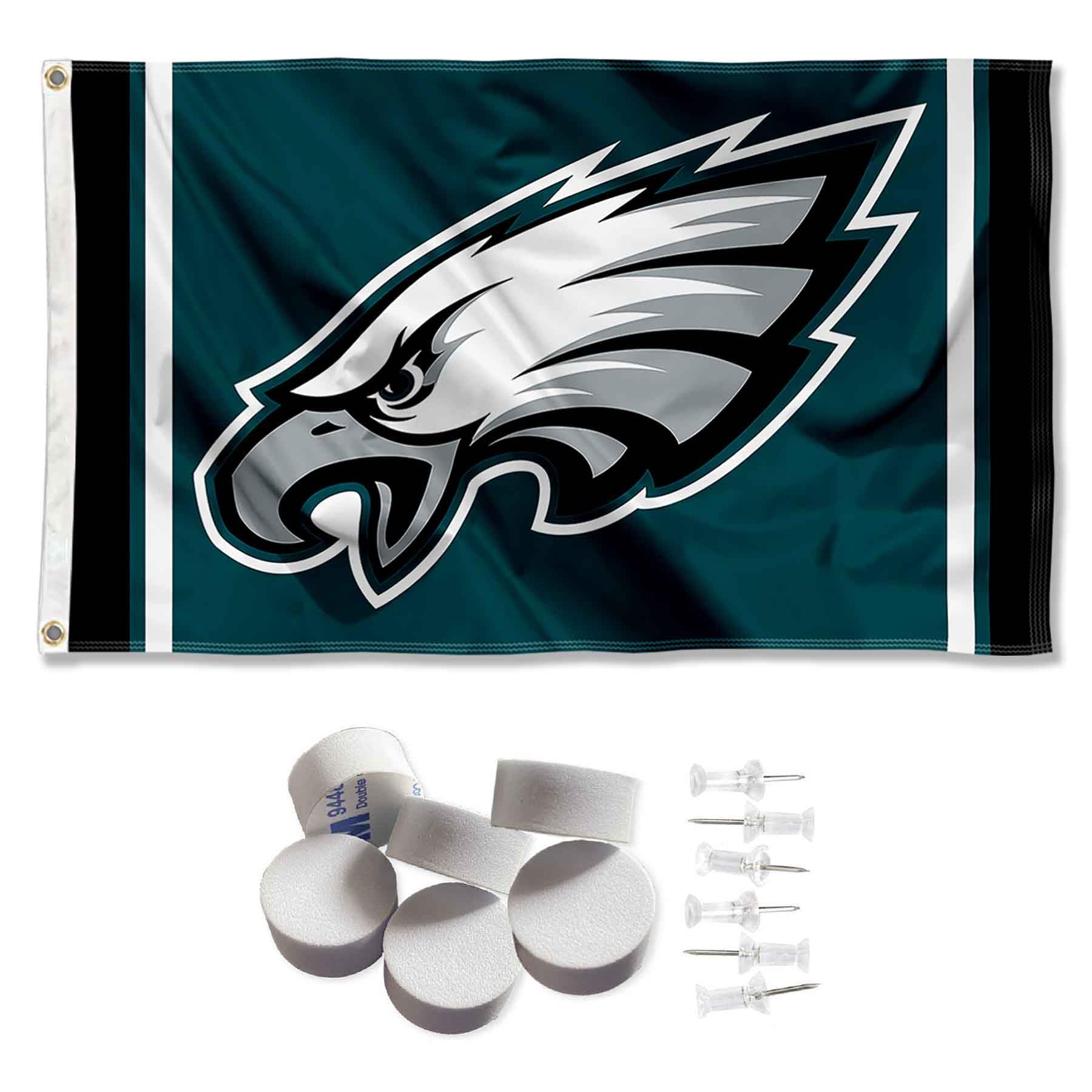 NFL EAGLES 3段ロゴプリントパーカー ×ヴィンテージ バイカラーベスト NFL EAGLES 3段ロゴプリントパーカー ×ヴィンテージ バイカラー