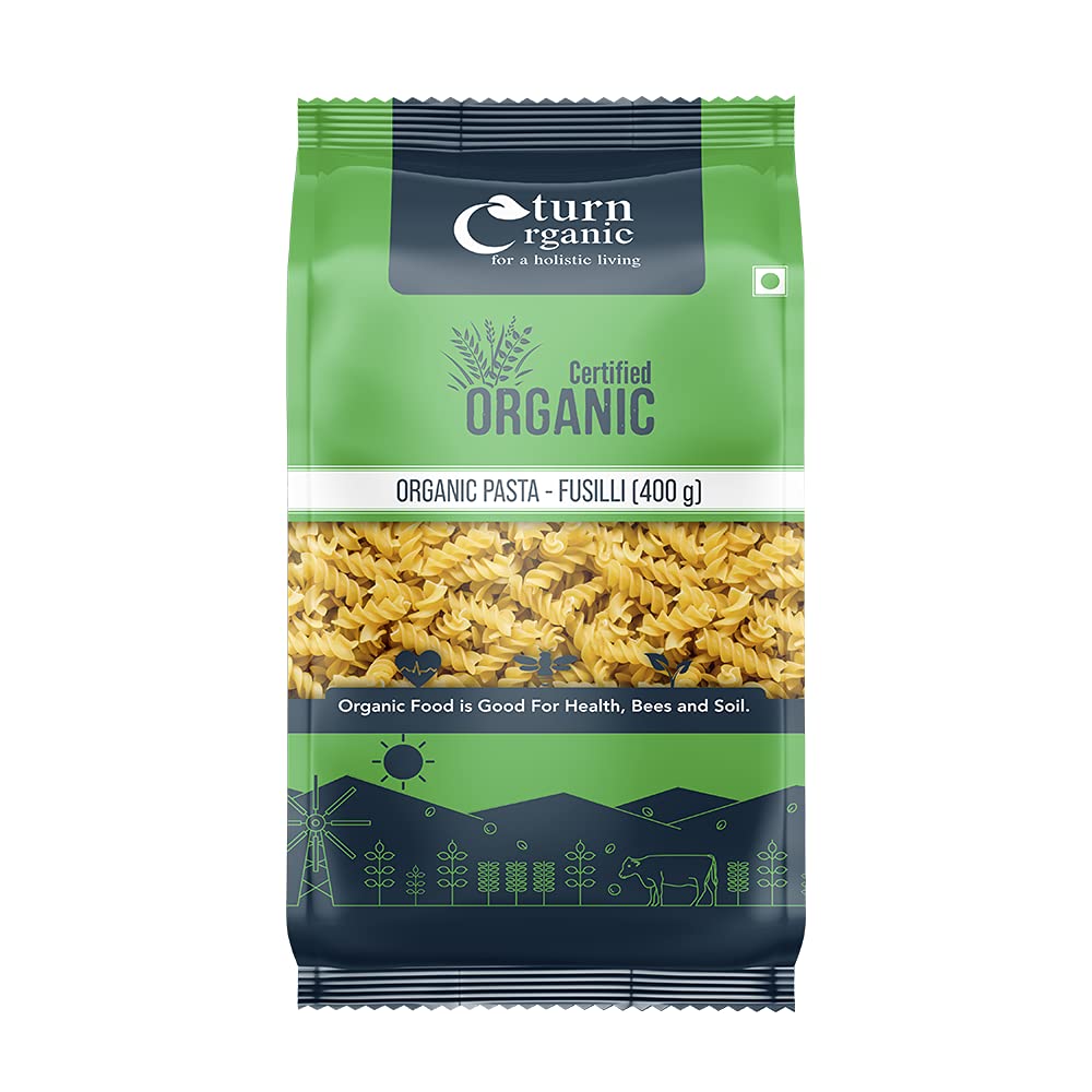 Turn Organic Pasta Fusilli- 400g (Pack of 2) (B09CQ8SCJ1) Amazon Price History, Amazon Price Tracker