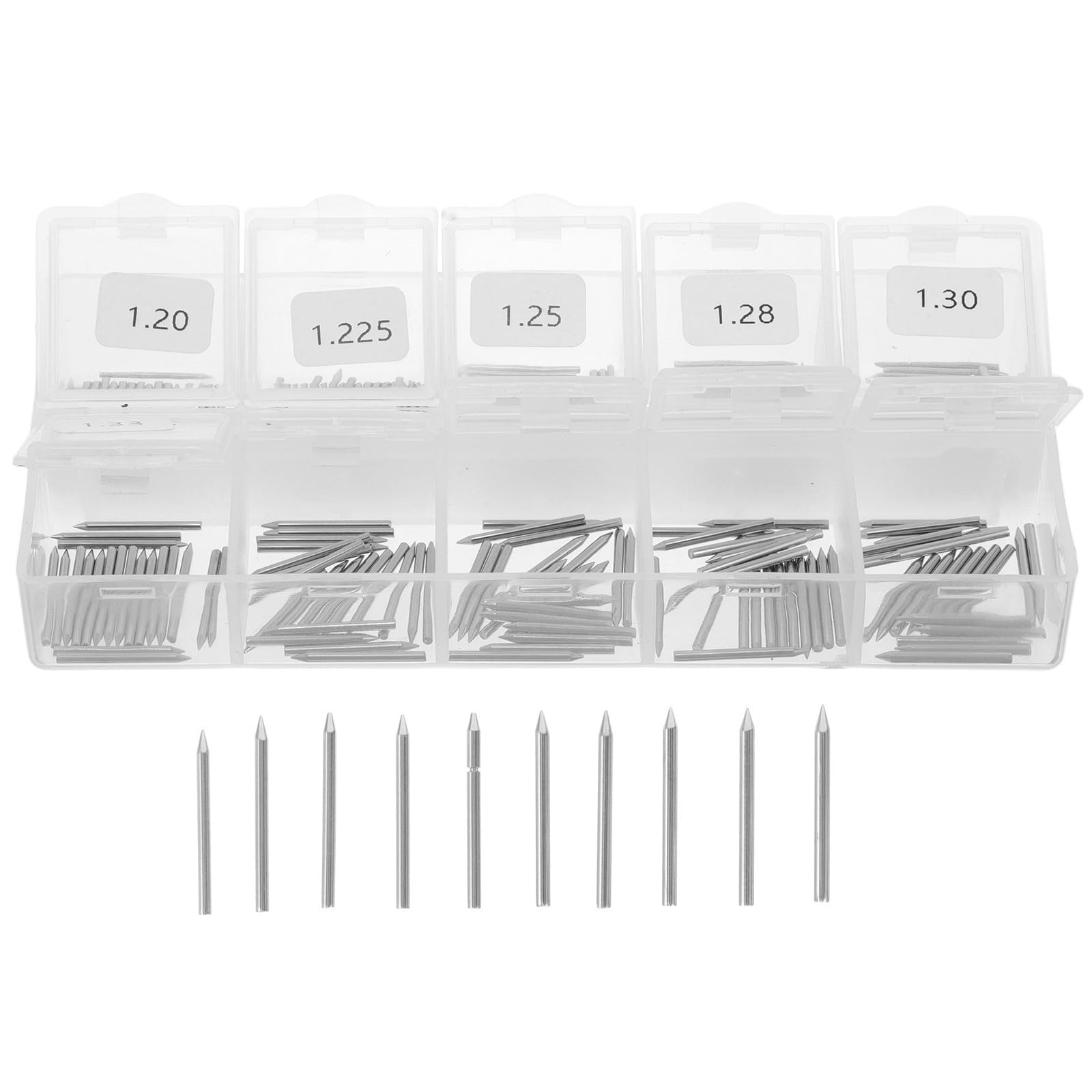 BESPORTBLE Kit de Agujas Shenda para Reparación y Afinación Herramienta Fácil de Usar para Piano de Acero Plata en Escuelas de Música y Aulas de Piano