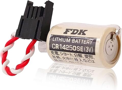 <- 1 Pack -> for sanyo FDK CR14250SE 3V 1000mAh 1/2AA PLC Lithium Battery 3Pin for 1747-BA Backup Power Supply