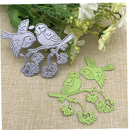 Zonfer Oiseaux sur Le Pochoir Die Coupe en Métal Arbre pour Bricoler Scrapbooking Album Embosser Cartes Papier Artisanat Die Cuts Cover