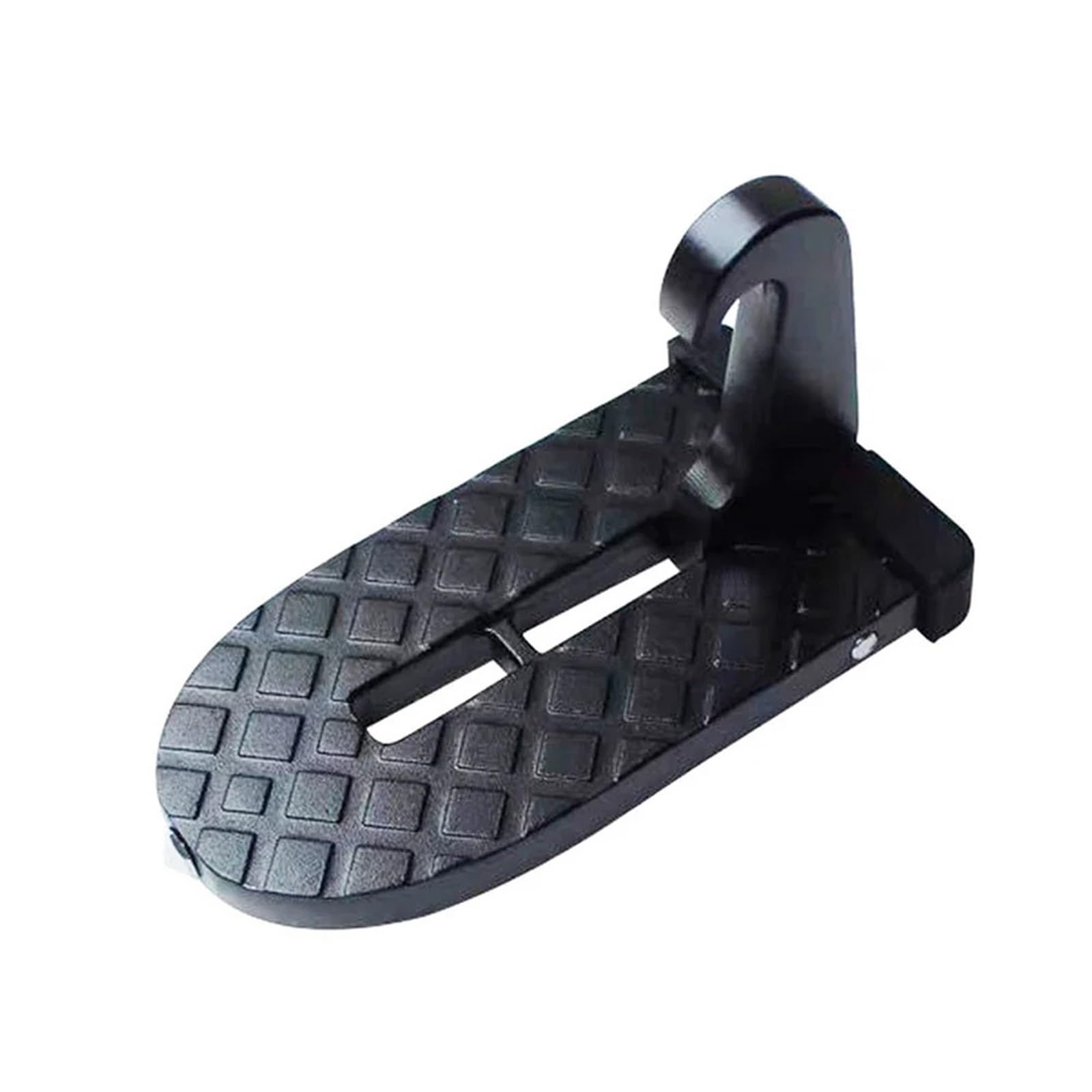 drabina składana auto Hak zatrzaskowy Pedał nożny Aluminiowy stop Bezpieczeństwo Akcesoria samochodowe Składany bagażnik dachowy Stopień Drzwi samochodu Stopień(Black)