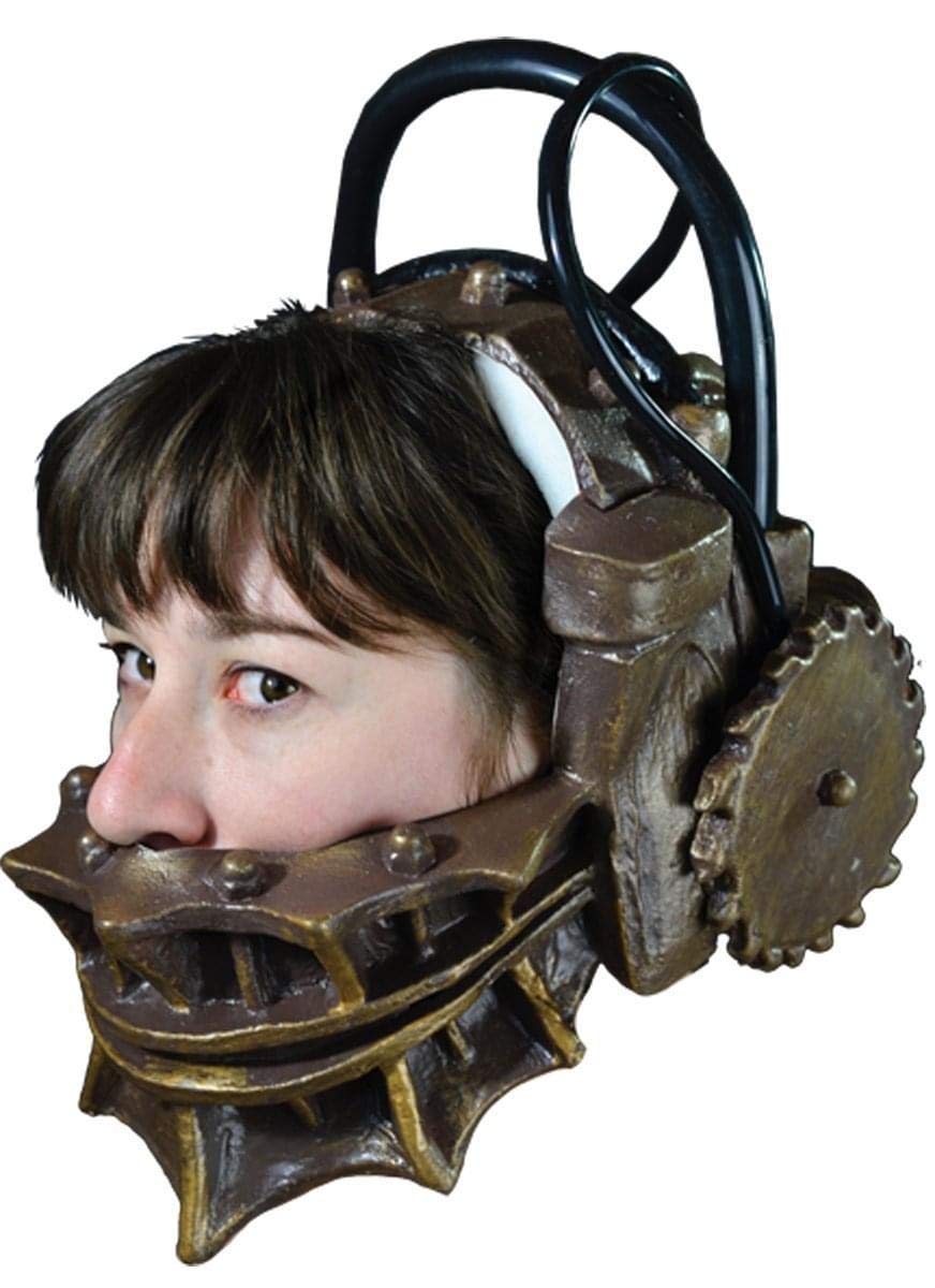 Generic Mahal769 – Adult Latex Mask Reverse Bear Trap – Saw – One size