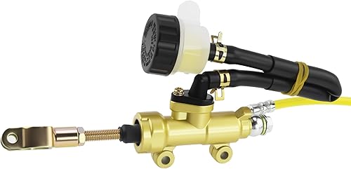 Vista 33 de PRO BAT Kit de cilindro maestro de pinza de freno hidráulico trasero con pastilla de freno adicional para cuatro ruedas Baja para Go Kart carrito