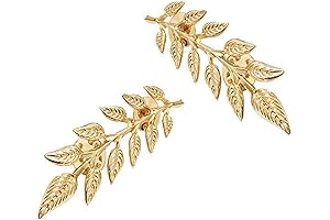 Gentlemen's Elegant Gold Leaf Lapel Pin