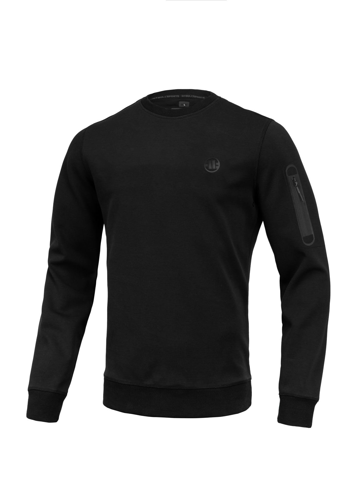 PITBULL Herren Sweatshirt Crewneck Seahill Sportlicher Pullover Pit Bull West Coast Performance Pro+ Linie, Elastische Bündchen, Atmungsaktiv