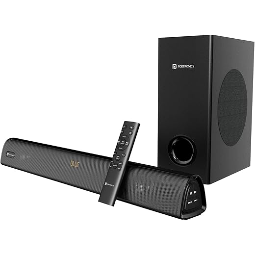 Portronics Pure Sound 106 120W Bluetooth Soundbar with Wired