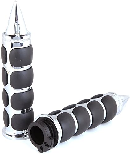 Miniatura 8 de Par de manillar de 1 pulgada con extremo de barra de motocicleta doble negro compatible con Cruisers Harley Yamaha Suzuki