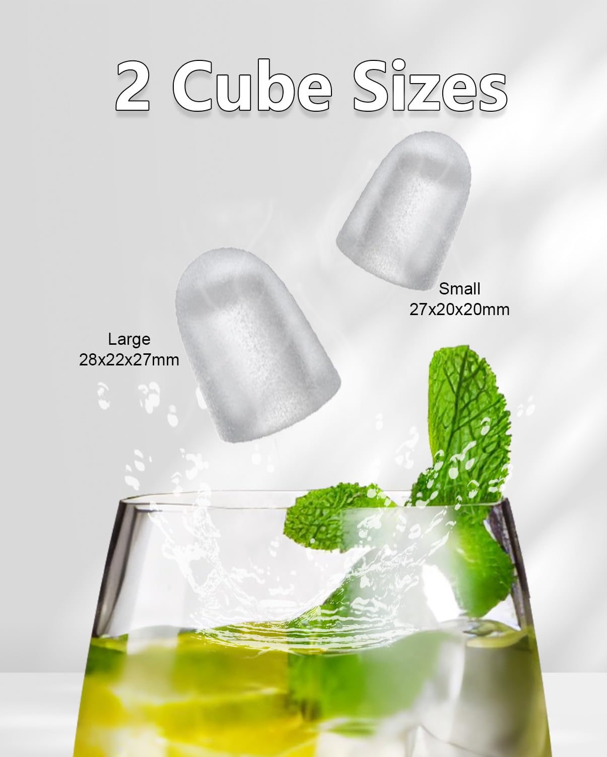 Countertop Ice Maker, Portable Ice Machine With Carry Handle, Self-Cleaning Ice Makers With Basket And Scoop, 9 Cubes In 6 Mins, 26 Lbs Per Day, Ideal For Home, Kitchen, Camping, RV on Fridge.com - View 4