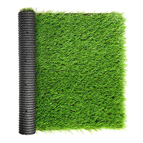 Jinxiaobei Outdoor artificial Realistic Artificial Grass Rug Premium Artificial Grass Pet Turf Garden Perfect for Indoor and Outdoor Landscape Green (Color : 25mm, Size : 7.5mX2m)