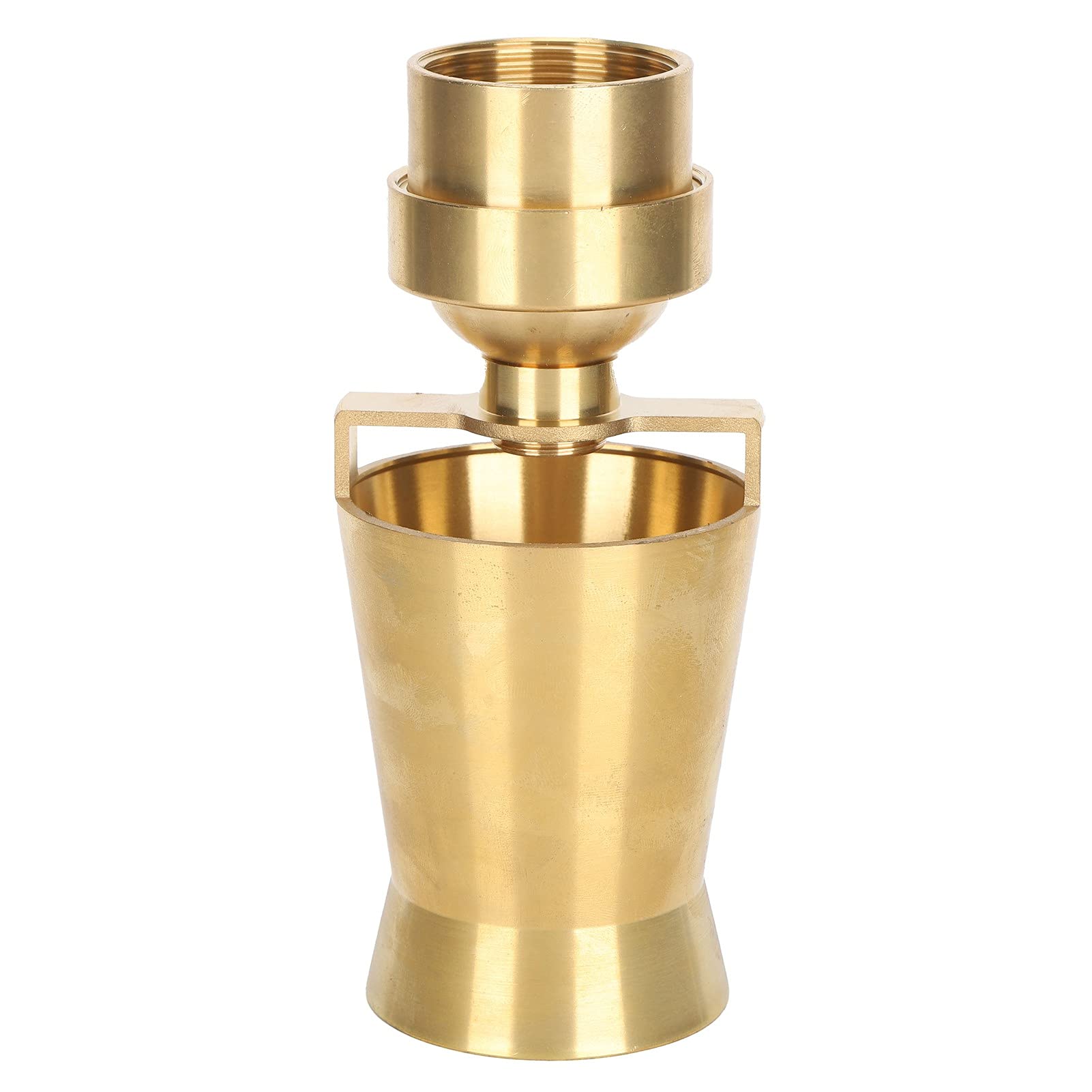 Jelquix Brass Water Fountain Nozzle with Adjustable Spray for Garden Fountains and Ponds 1.5 Inch Internal Thread