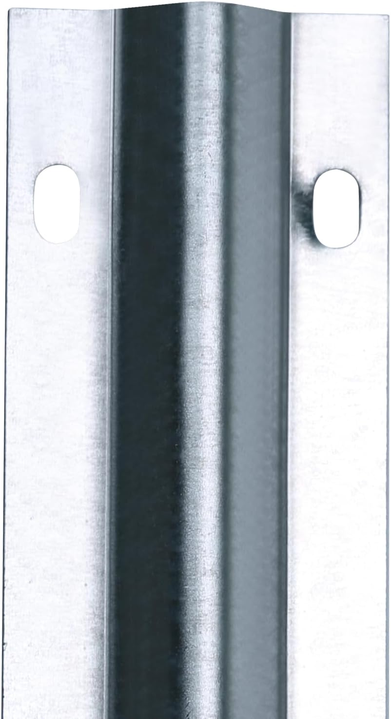 Aiwaiufu 12FT Galvanized Inverted V Track Kit – 3pcs 4FT Slide Gate Tracks with Mounting Hardware – Heavy Duty Steel Rail for Sliding Driveway Gates, Barn Doors, and Outdoor Applications