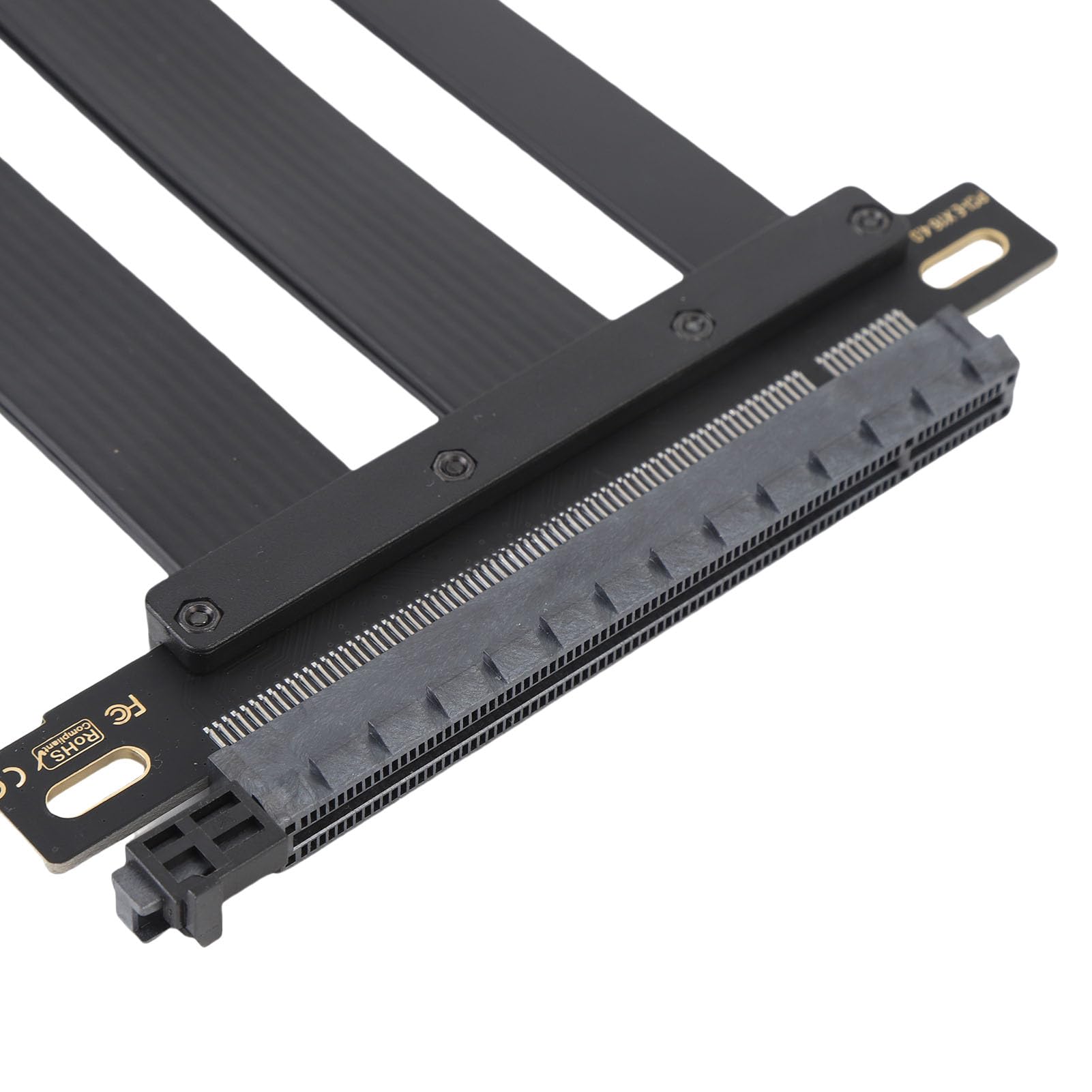 Szybki Kabel Riser PCIE 4.0 X16 o Zwiększonej Wytrzymałości dla Portu rozszerzeń GPU, Pasujący do RTX 4090 (ti) i Aplikacji AI, 1 szt. (25cm)