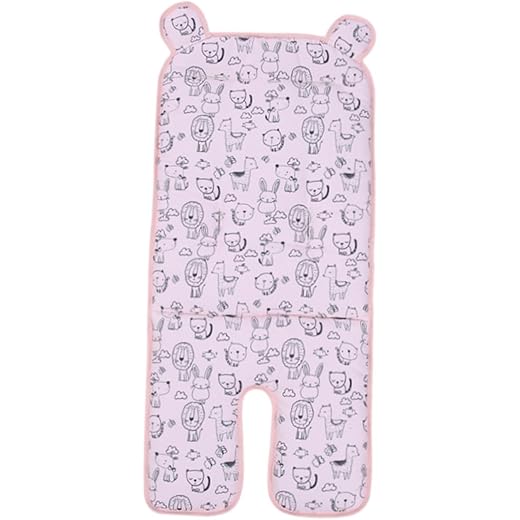 ZOOMELLA Baby Stroller Cushion Seat Pad Pink
