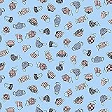 Studio E Fabrics Essential Heroes Face Masks Light Blue