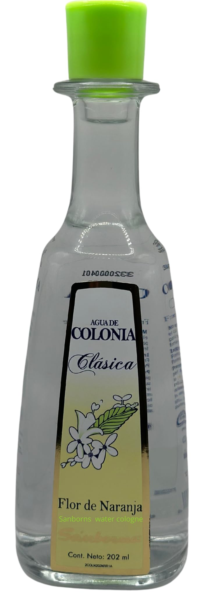 Sanborns 2 X Agua De Colonia Clasica Flor De Naranja Unisex 202ml Each Glass Bottle