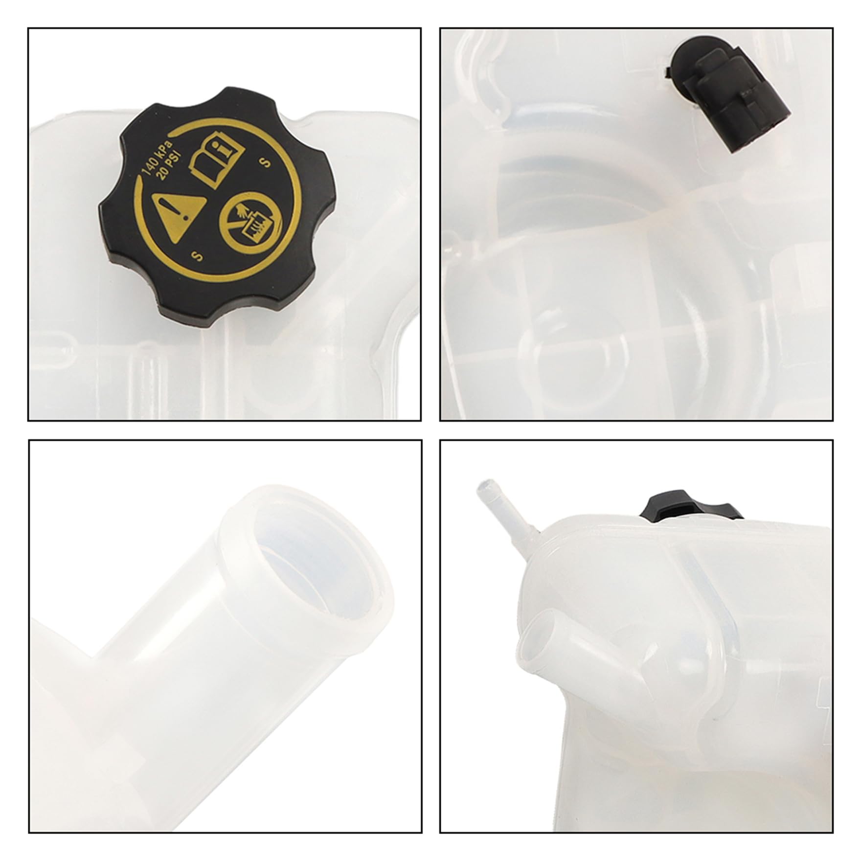 Botella de depósito de expansión de refrigerante con tapa y sensor de repuesto para Opel Insignia 2008-2017 01304034