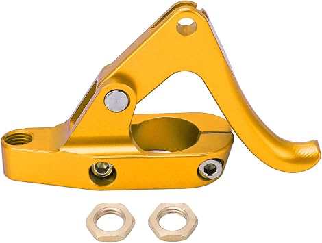 Finger Throttle,Finger Throttle Finger Throttle Short Clutch Lever Throttle Thumb Assembly Replacement,Finger Throttle for ATV for Gold