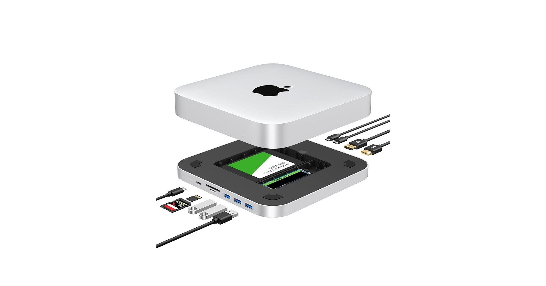 Amazon.com: Mac mini Dock, Docking with Dual SSD Enclosure Amazon.com: Mac mini Dock, Docking with Dual SSD Enclosure