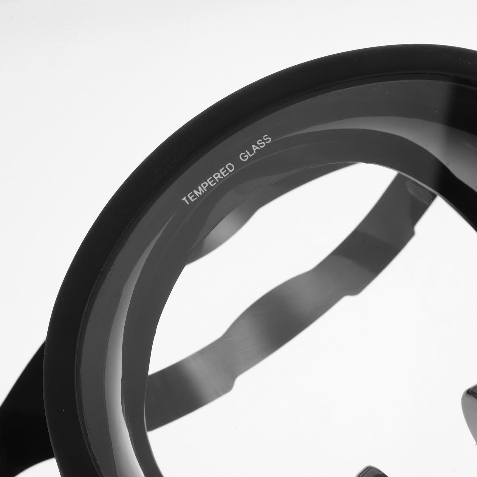Occhiali Subacquei Antiappannamento a Visione Estesa Neri | Silicone e Vetro Temperato, per Snorkeling e Immersione, Vestibilità Confortevole Tenuta Anti-perdita