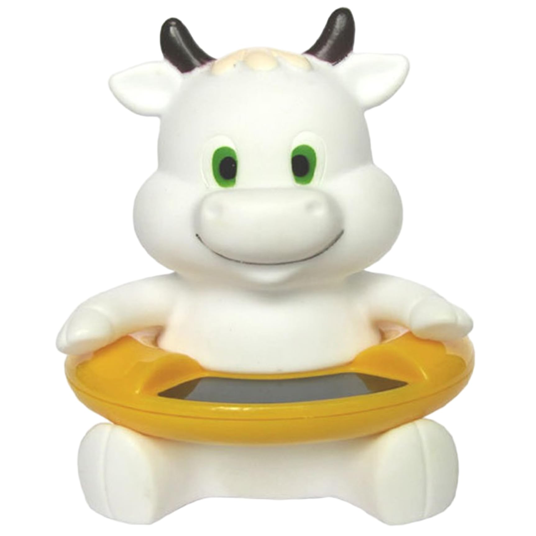 Baby Bath Thermometers Baby Bath Thermometer, White Cow Thermometers, Floating Animal Toy Fun Thermometer for Bathtub