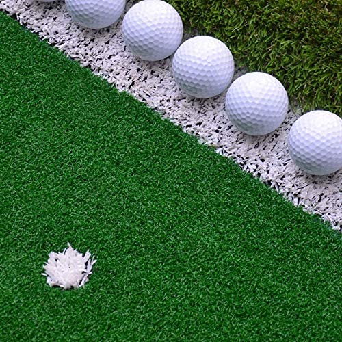 KAIXIN-Alfombra-De-Golf-Duradera-Alfombra-De-Golf-Duradera-para-Interiores-Y-Exteriores-Equipo-De-Ayuda-para-Entrenamiento-De-Golf-Profesional-Puttingmatte-con-Putter-Y-6-Pelotas-De-Practica
