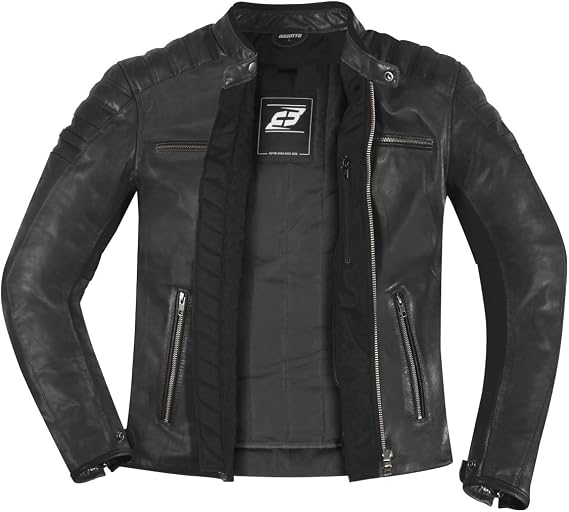 Bogotto B-Nimble Motorcycle Leather Jacket Black 58