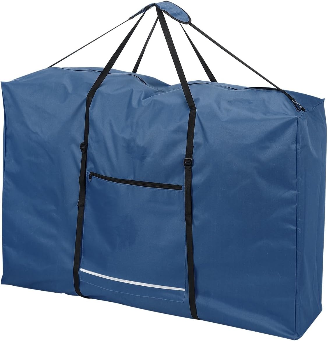 PATIKIL Folding Chair Carry Bag, 600D Oxford Heavy Duty Waterproof Camping Chair Storage Bag for Zero Gravity Chair Table Wheelchair, 43"L x 29"W x 11"T, Dark Blue