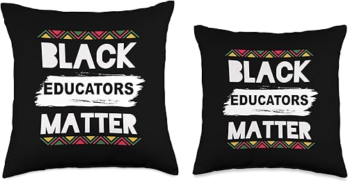 Miniatura 3 de Educators Matter Black History Pride African Throw Pillow, 16x16, Multicolor