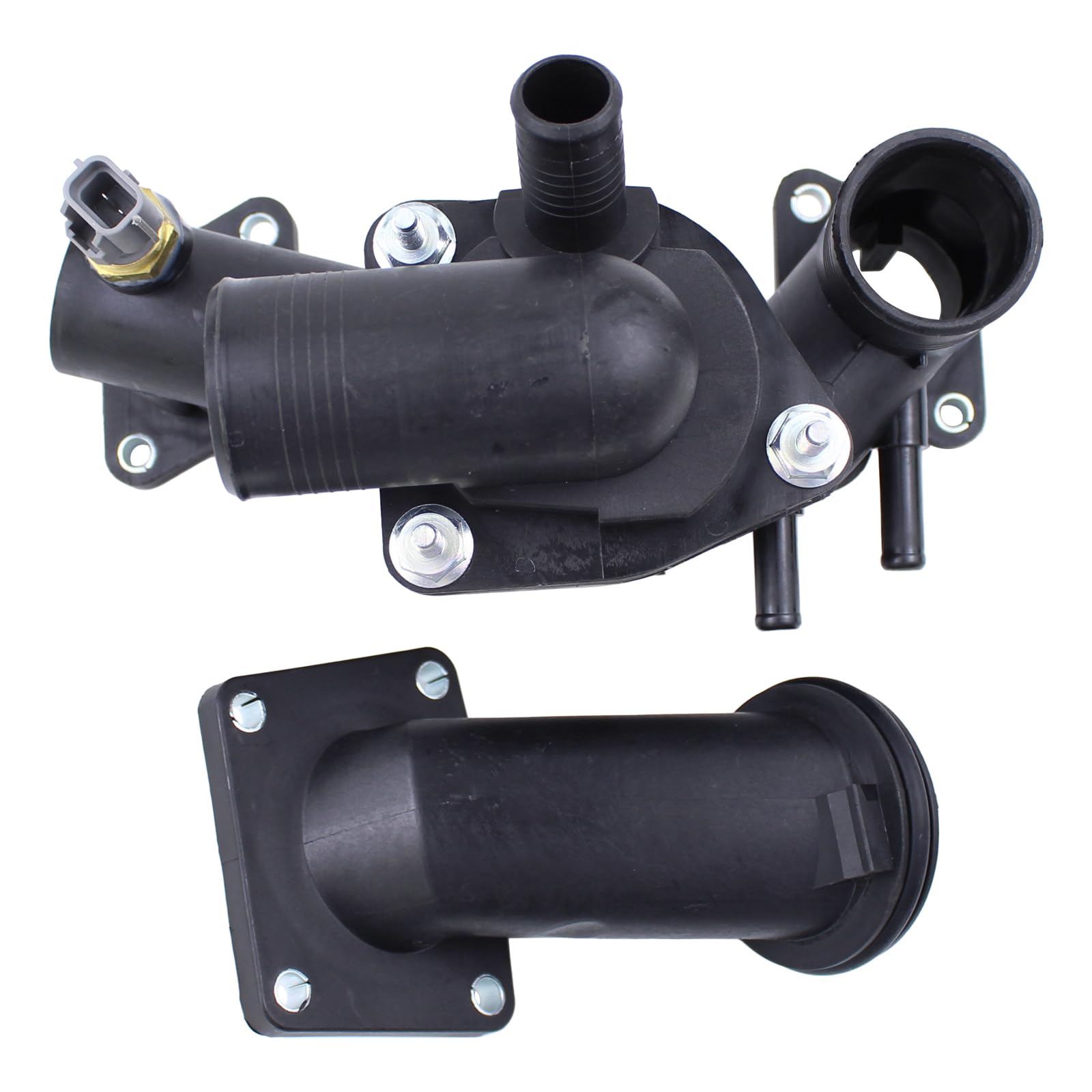 Doo Engy Thermostatgehäuse Kühlmittel Thermostat Gehäuse für S-Type S Type XJ XJR XJ8 4.2