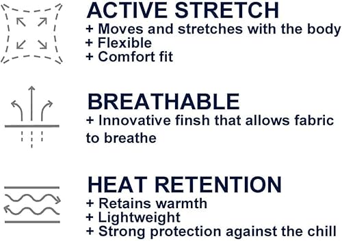 Miniatura 4 de Nautica Conjunto de ropa interior térmica para hombre con capa base superior e inferior