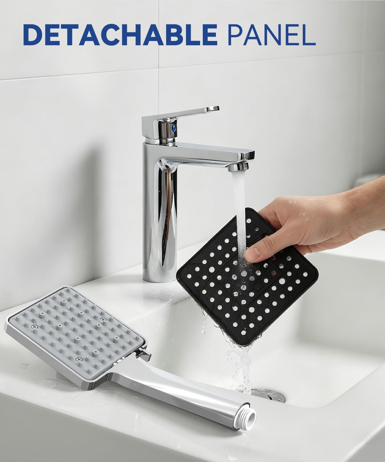 Pommeau de Douche Haute Pression, Douchette avec 6 Modes