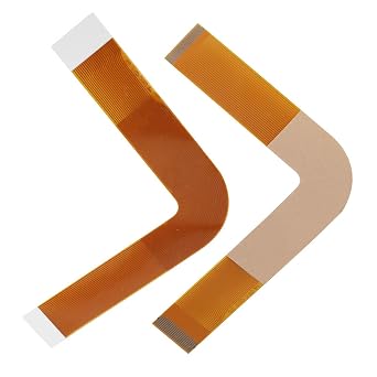 Qinlorgo Ribbon Cable for PS2 Slim, 2pcs 7W Pickup Lens Flat Ribbon Flex Cable Repair Part for PS2 Lens Ribbon Flex Cable with Cost Effective Highly Reliable for 70000 75000 77000